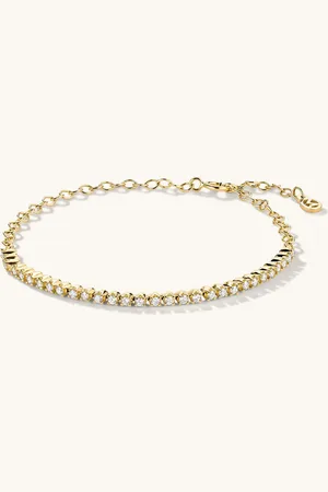 Mejuri Diamond Half Tennis Bracelet