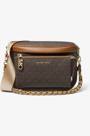 Michael Kors MK Slater Medium Signature Logo Sling Pack - - Michael Kors