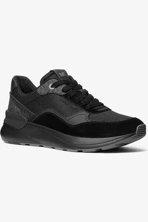 Michael Kors MK Trevor Mixed-Media Trainer - - Michael Kors