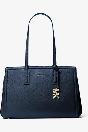 Michael Kors MK Laila Medium Leather Tote Bag - - Michael Kors