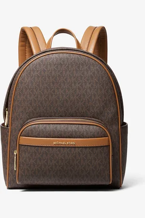 Michael Kors MK Bex Medium Signature Logo Backpack - - Michael Kors