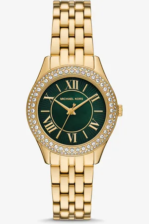 Michael Kors MK Mini Harlowe Pavé -Tone Watch -
