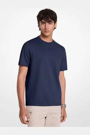 Michael Kors MK Cotton Blend Piqué T-Shirt - - Michael Kors