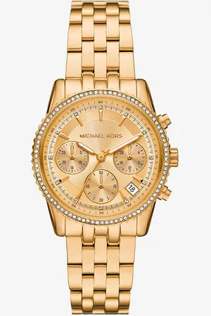 Michael Kors MK Mini Bryant Pavé -Tone Watch -