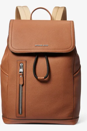 Michael Kors MK Hudson Pebbled Leather Utility Backpack - - Michael Kors