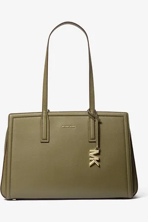 Michael Kors MK Laila Medium Leather Tote Bag - - Michael Kors