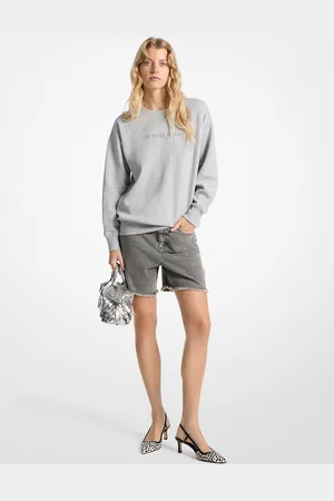 Michael Kors MK Embossed Logo Crewneck Jumper - - Michael Kors