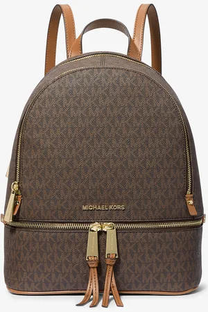 Michael Kors MK Rhea Medium Logo Backpack - - Michael Kors