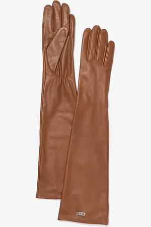 Michael Kors MK Leather Opera Gloves - - Michael Kors