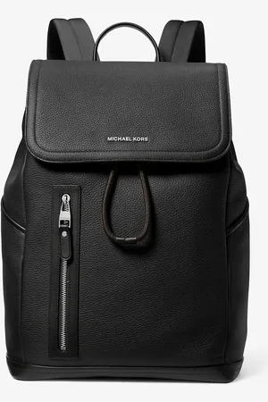 Michael Kors MK Hudson Pebbled Leather Utility Backpack - - Michael Kors