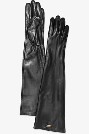 Michael Kors MK Leather Opera Gloves - - Michael Kors