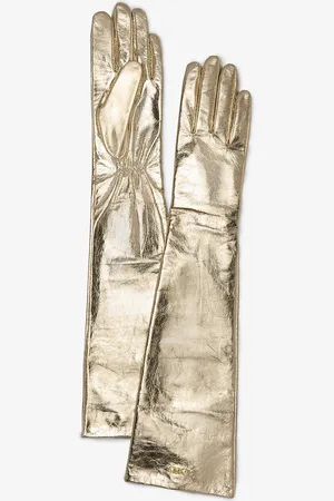 Michael Kors MK Leather Opera Gloves - - Michael Kors