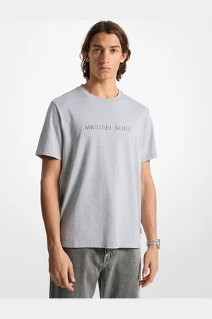 Michael Kors MK Logo Embossed Cotton T-Shirt - - Michael Kors