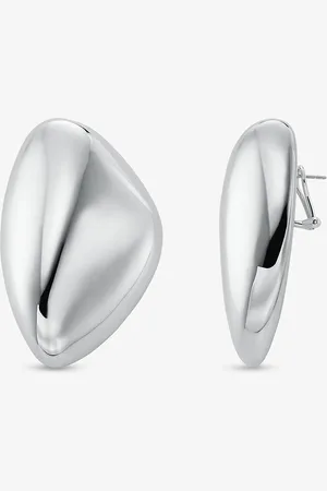 Michael Kors MK Large Precious Metal-Plated Brass Pebble Earring -