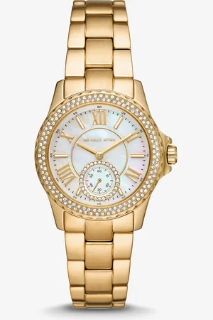 Michael Kors MK Mini Everest Pavé -Tone Watch -