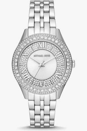 Michael Kors MK Harlowe Pavé -Tone Watch -