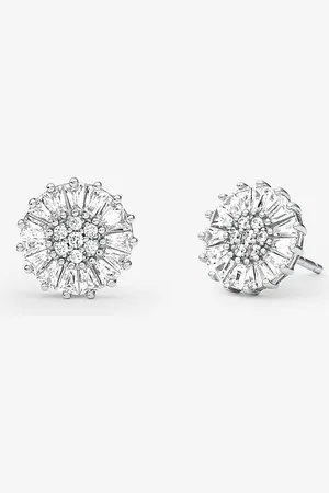 Michael Kors MK Precious Metal-Plated Sterling Pavé Stud Earrings -