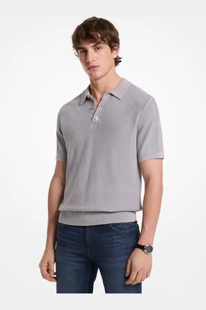 Michael Kors MK Linen and Cotton Polo Shirt - - Michael Kors
