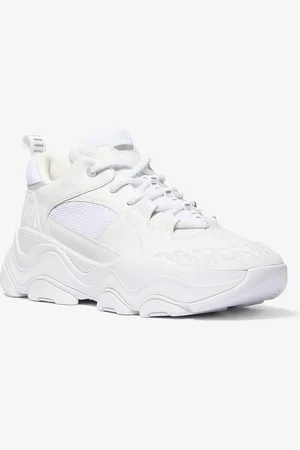 Michael Kors MK Atlas Mixed-Media Trainer - - Michael Kors