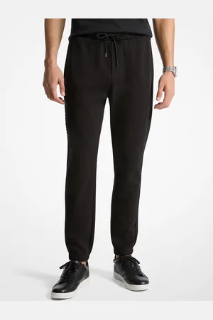 Michael Kors MK Logo Embossed Cotton Blend Joggers - - Michael Kors