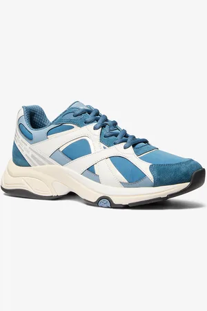 Michael Kors MK Leo Mixed-Media Trainer - - Michael Kors