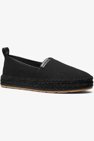 Michael Kors MK Elias Cotton Canvas Slip-On Espadrille - - Michael Kors