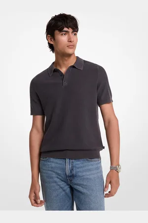 Michael Kors MK Linen and Cotton Polo Shirt - - Michael Kors