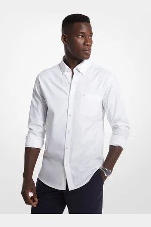 Michael Kors MK Stretch Cotton Oxford Shirt - - Michael Kors