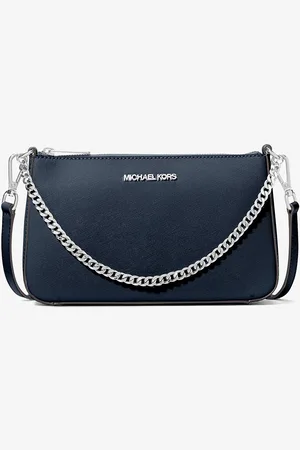 Michael Kors MK Jet Set Medium Saffiano Leather Crossbody Bag - - Michael Kors