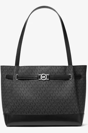 Michael Kors MK Reed Large Signature Logo Tote Bag - - Michael Kors