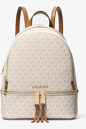Michael Kors MK Rhea Medium Logo Backpack - - Michael Kors