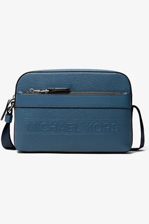 Michael Kors MK Hudson Pebbled Leather Utility Crossbody Bag - - Michael Kors
