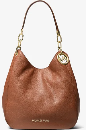 Michael Kors MK Lillie Large Pebbled Leather Shoulder Bag - - Michael Kors