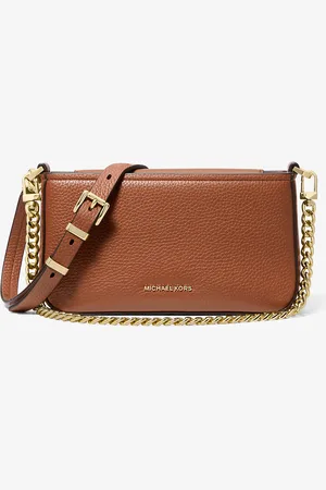 Michael Kors MK Bryant Small Pebbled Leather Convertible Pochette - - Michael Kors