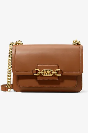 Michael Kors MK Heather Large Leather Shoulder Bag - - Michael Kors