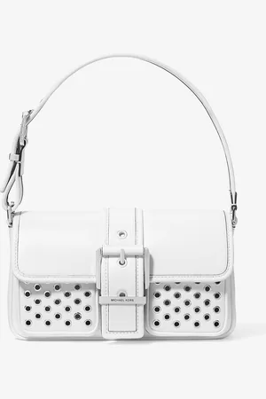 Michael Kors MK Colby Medium Grommeted Leather Shoulder Bag - - Michael Kors
