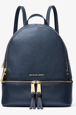 Michael Kors MK Rhea Medium Leather Backpack - - Michael Kors