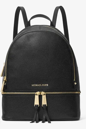 Michael Kors MK Rhea Medium Leather Backpack - - Michael Kors