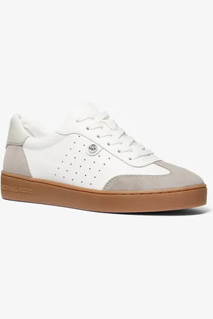 Michael Kors MK Scotty Leather Trainers - - Michael Kors