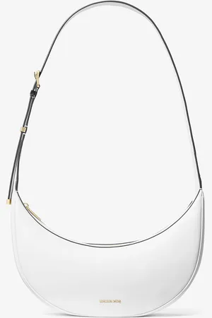 Michael Kors MK Avra Medium Leather Crossbody Bag - - Michael Kors