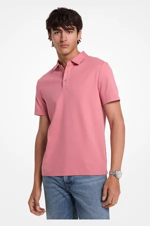 Michael Kors MK Embroidered Logo Cotton Polo Shirt - - Michael Kors