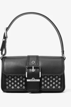 Michael Kors MK Colby Medium Grommeted Leather Shoulder Bag - - Michael Kors