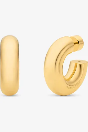 Michael Kors MK Small Precious Metal-Plated Brass Hoop Earrings -