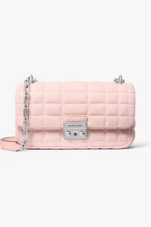 Michael Kors MK Tribeca Small Quilted Denim Shoulder Bag - - Michael Kors