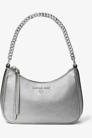 Michael Kors MK Jet Set Charm Small Metallic Leather Pochette - - Michael Kors