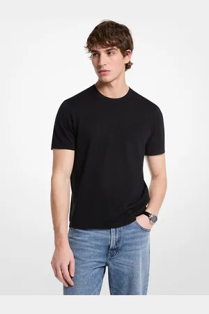Michael Kors MK Linen and Cotton T-Shirt - - Michael Kors