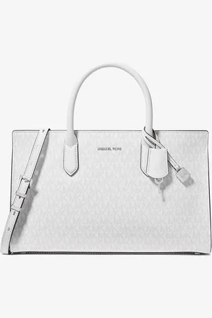 Michael Kors MK Scarlett Medium Signature Logo Satchel - - Michael Kors