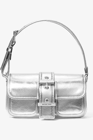 Michael Kors MK Colby Extra-Small Metallic Leather Shoulder Bag - - Michael Kors