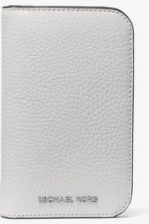 Michael Kors MK Hudson Pebbled Leather Billfold Wallet - - Michael Kors