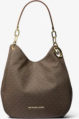 Michael Kors MK Lillie Large Logo Shoulder Bag - - Michael Kors